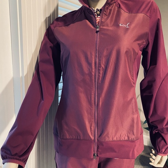 Puma Eggplant Golf  Jacket - Picture 2 of 13